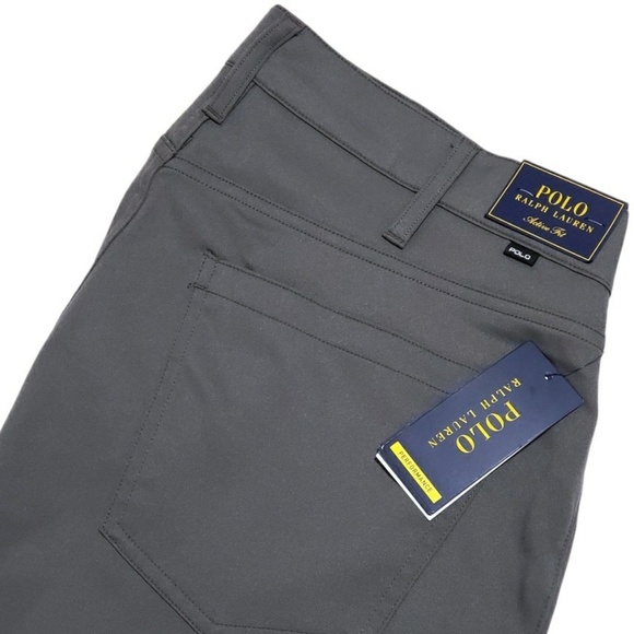 Polo Ralph Lauren Performance 5-Pocket 36x32 Gray Active Fit Pants $148